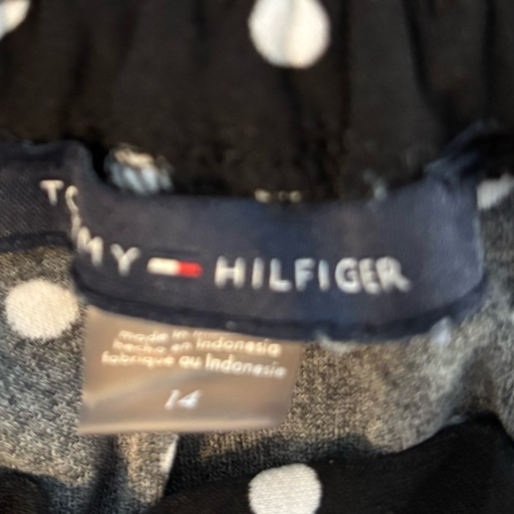 Tommy Hilfiger Black & white polka dot stretch dress size 14 - Picture 4 of 7
